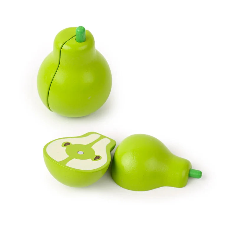 Wooden Fruit and Vegetable Chopping Set