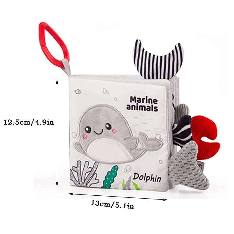 Soft Baby Sensory Cloth Book