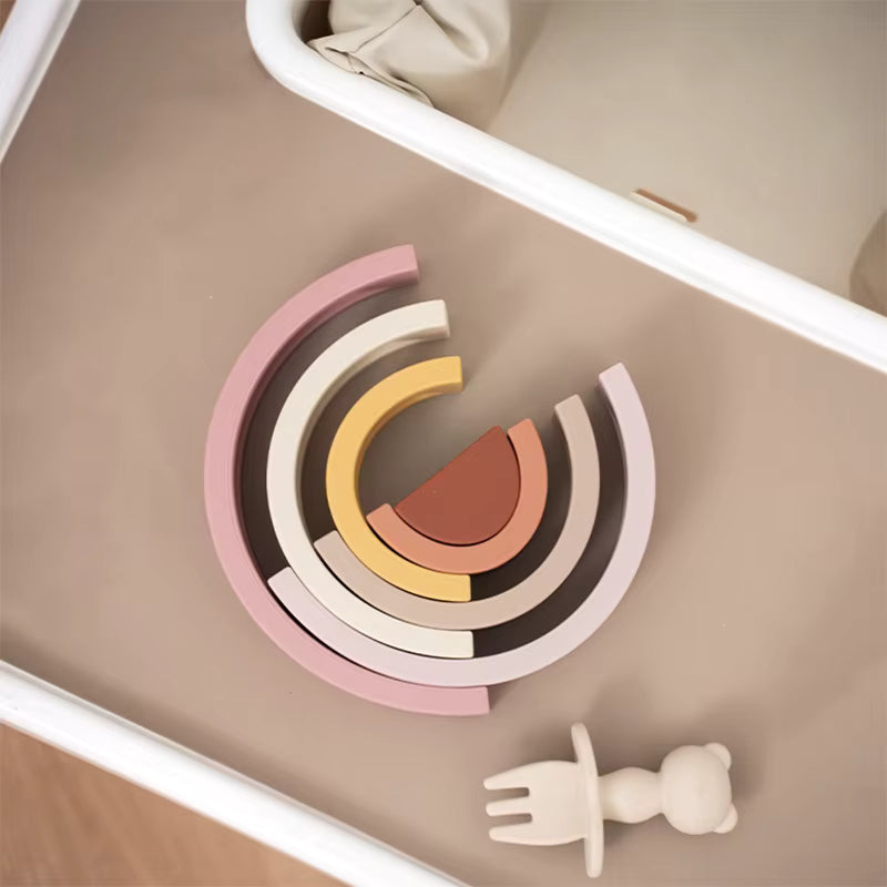 Silicone Rainbow Stack