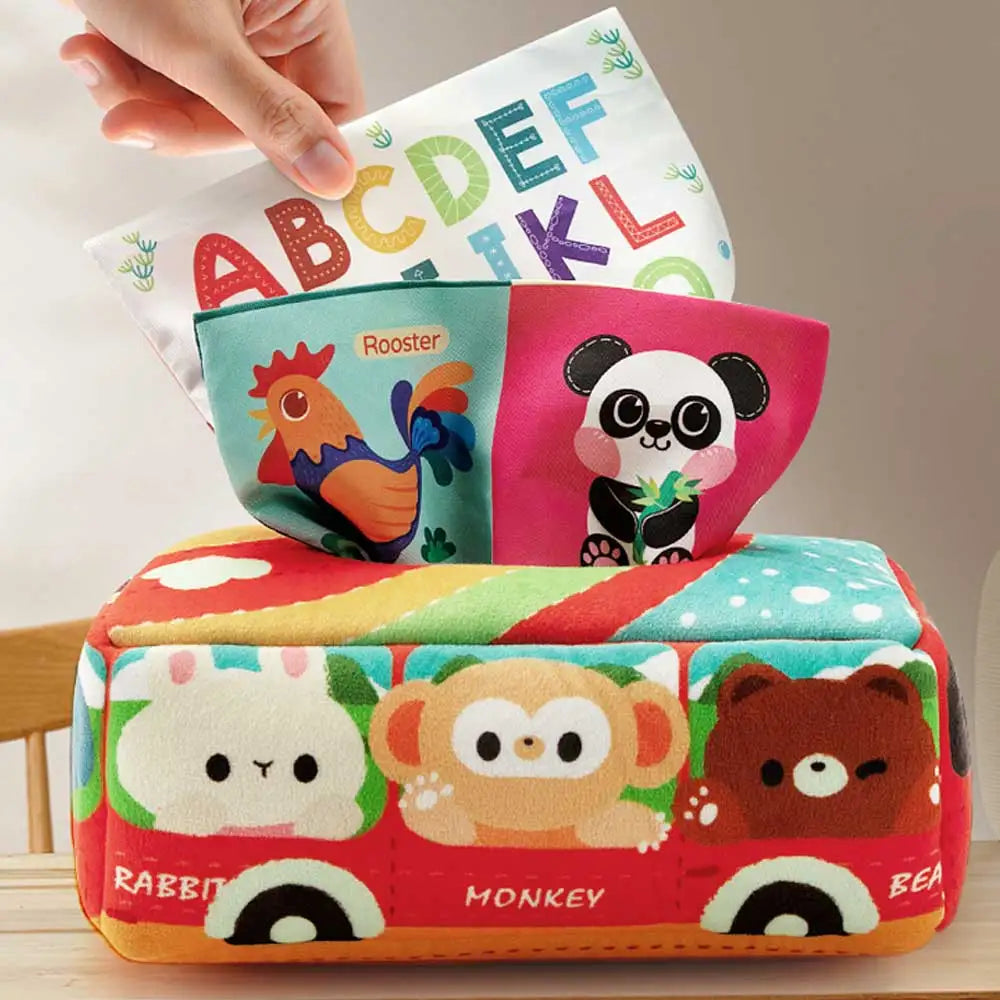 Montessori Cloth Tissue Box Toy