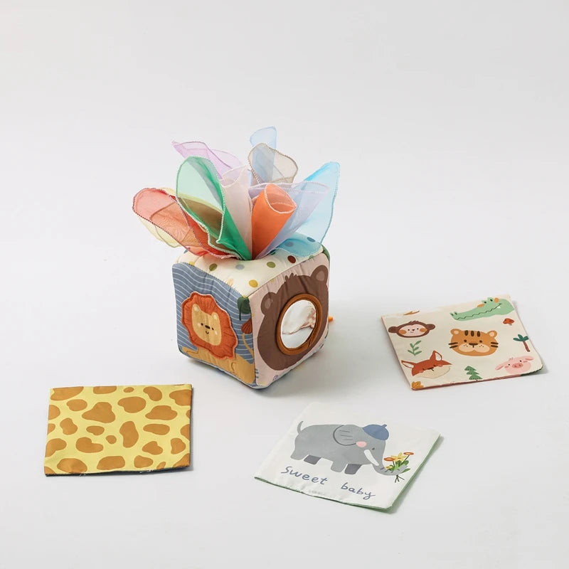 Montessori Cloth Tissue Box Toy