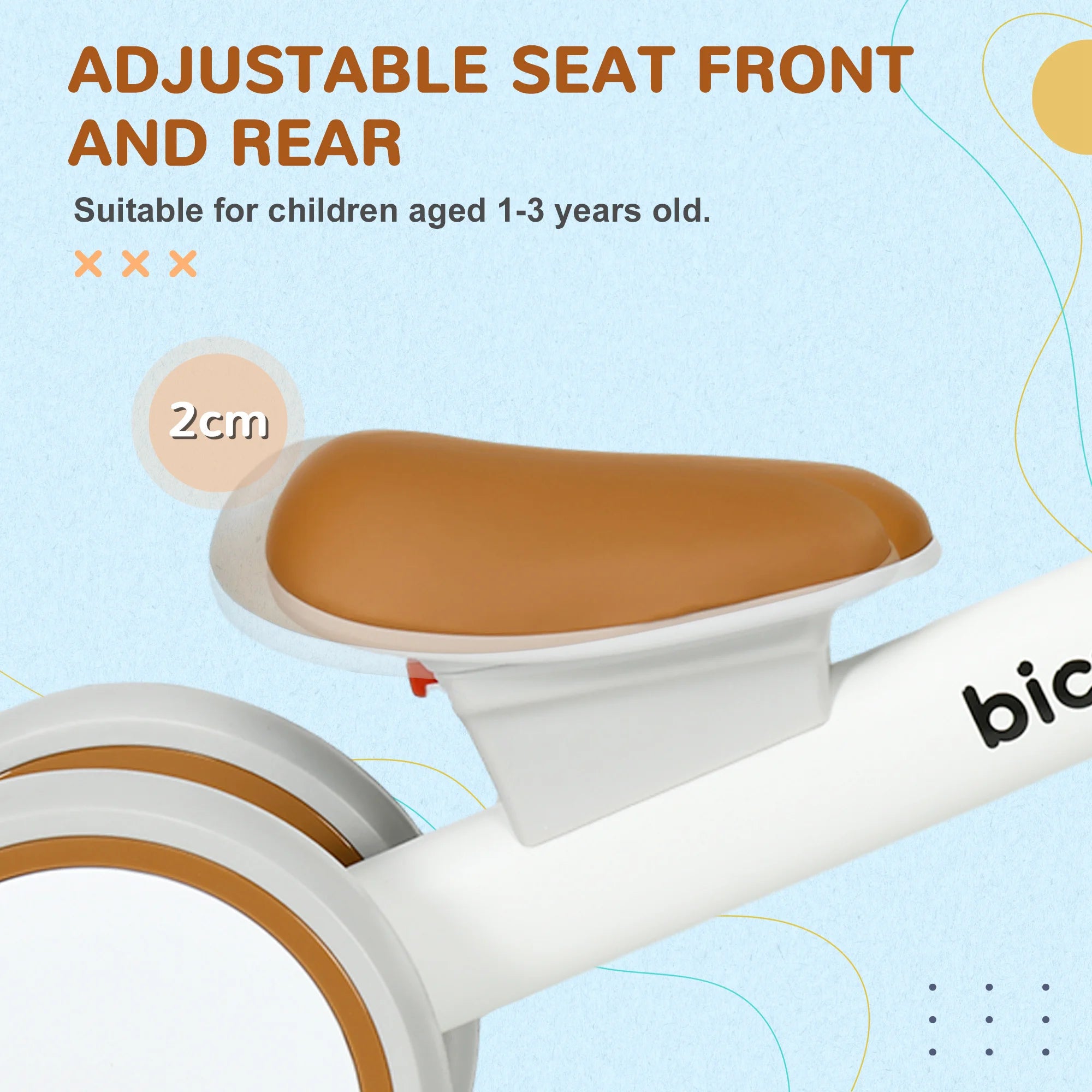 Toddler Balance Bike with Basket