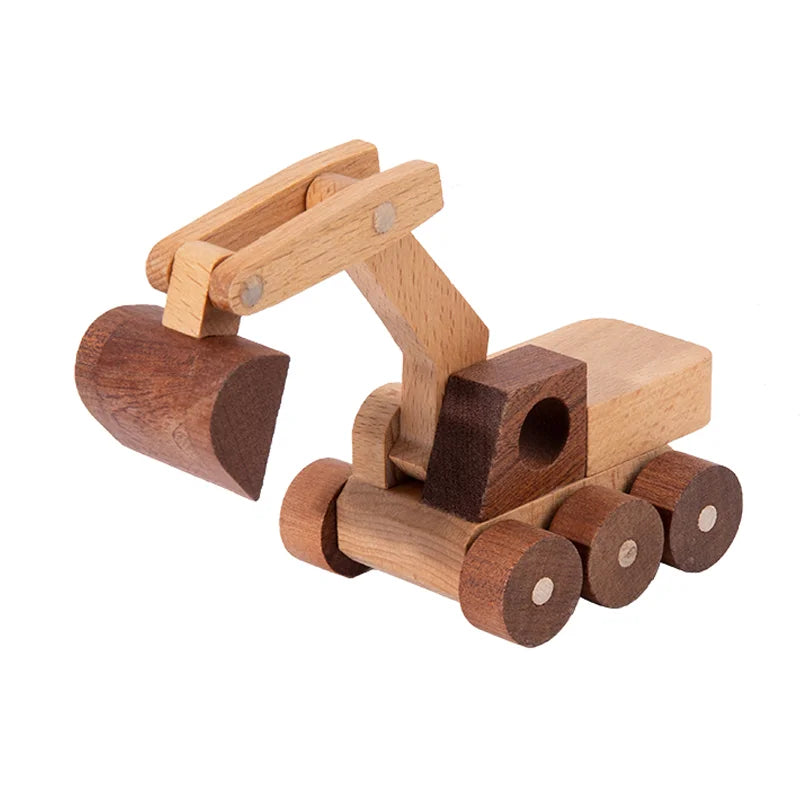 Wooden Excavator Toys