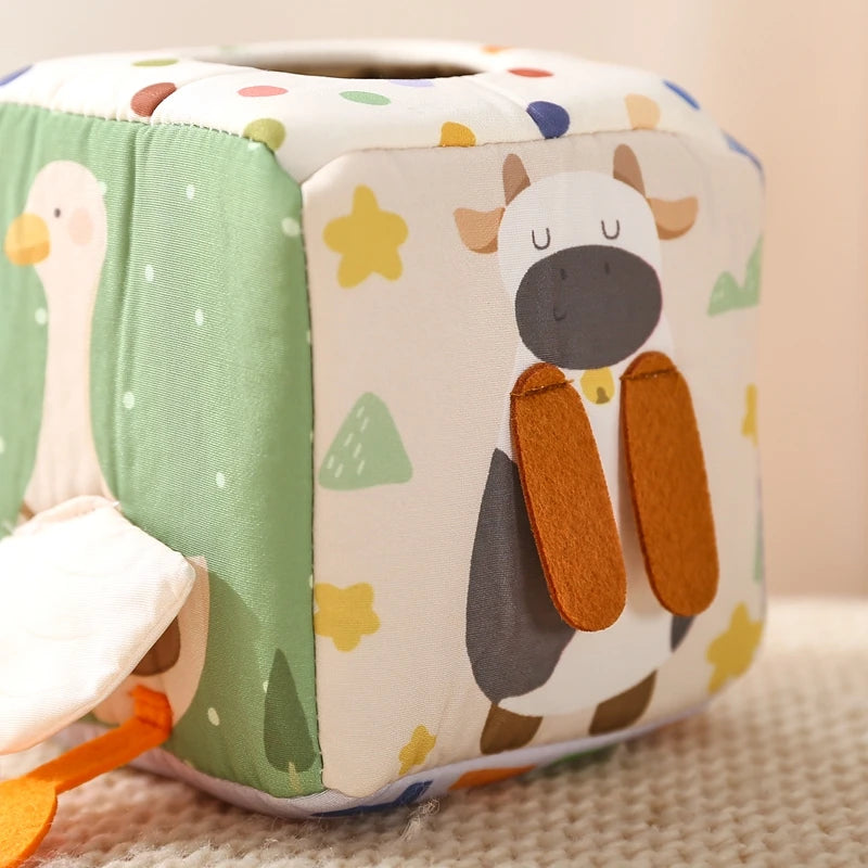 Montessori Cloth Tissue Box Toy