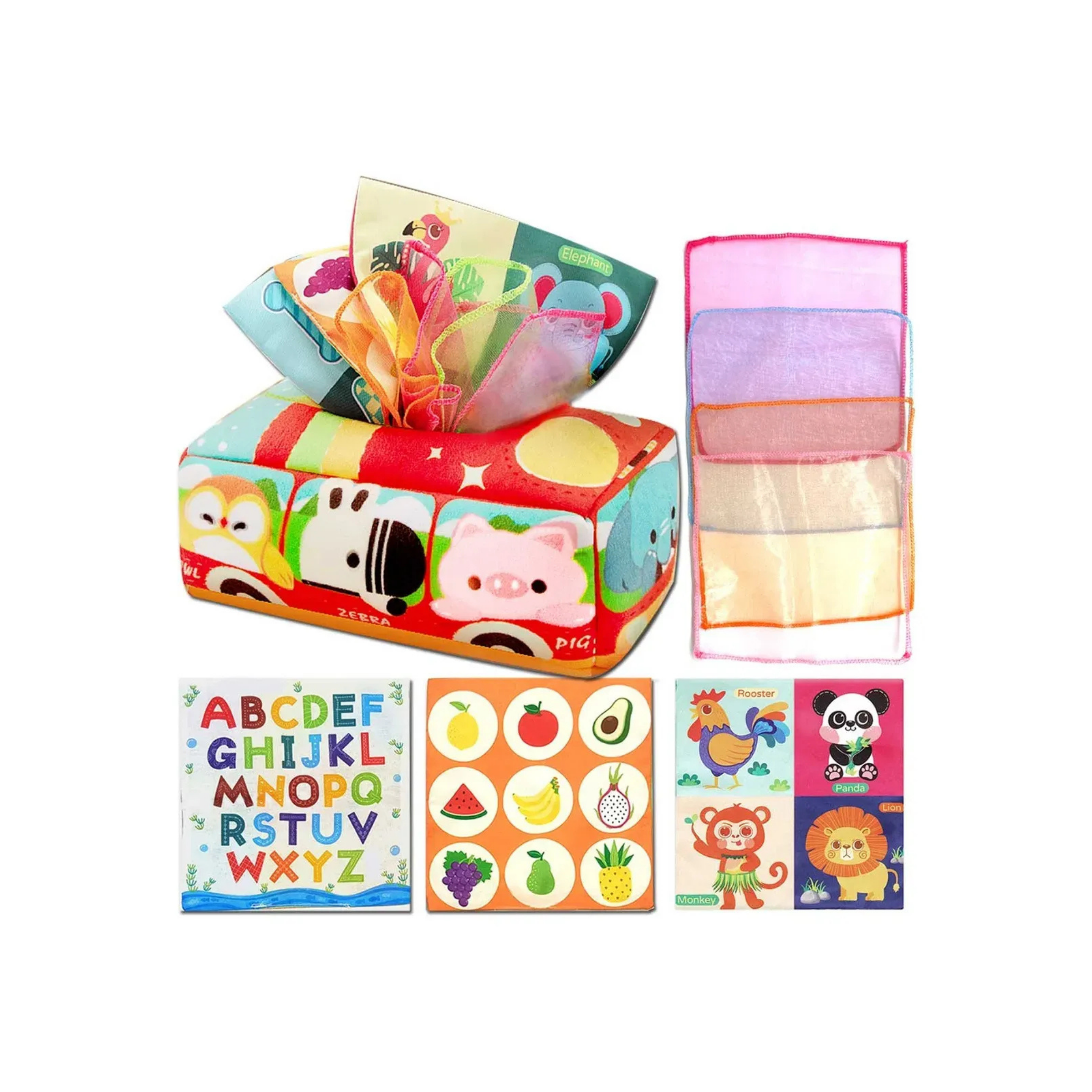 Montessori Cloth Tissue Box Toy