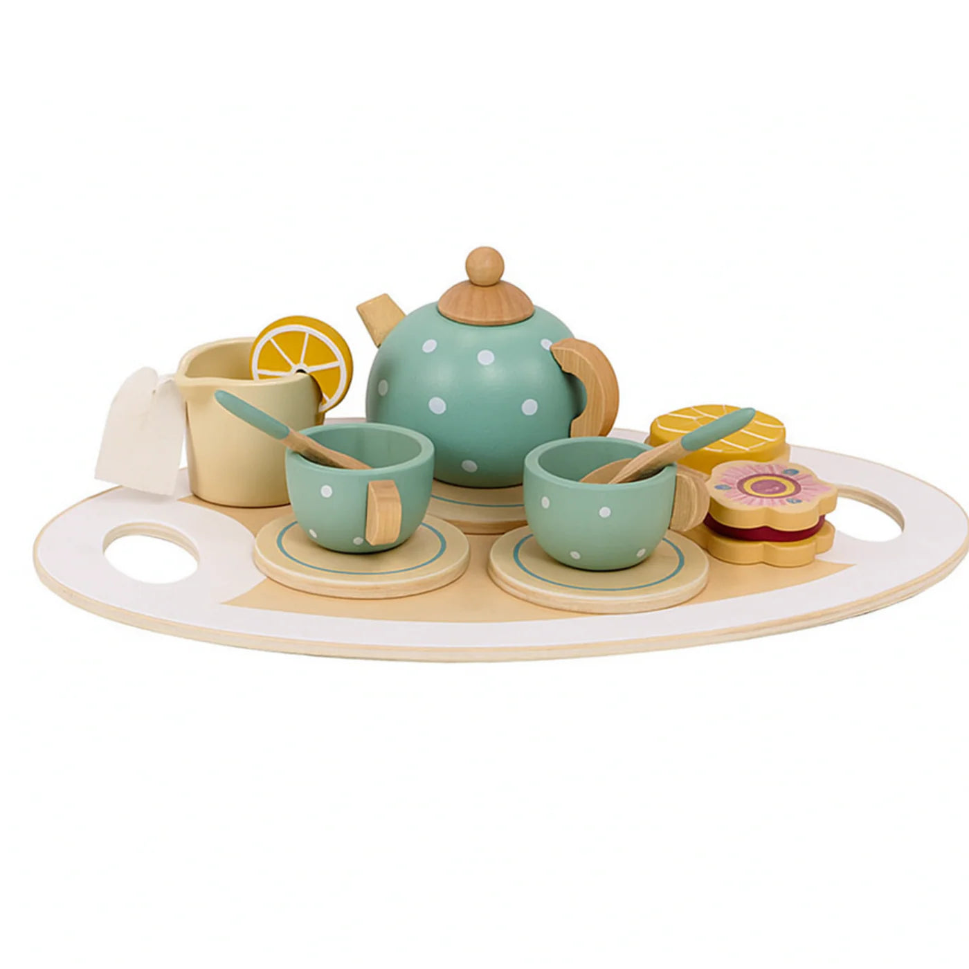 Wooden Afternoon Tea Set