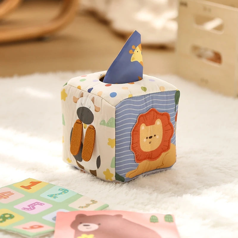 Montessori Cloth Tissue Box Toy