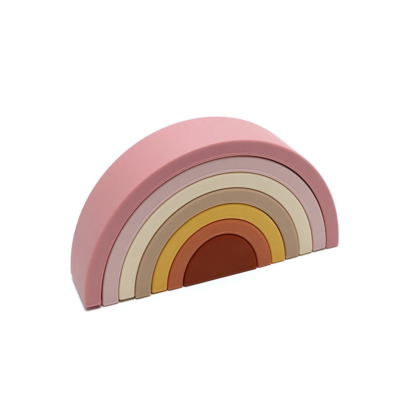 Silicone Rainbow Stack
