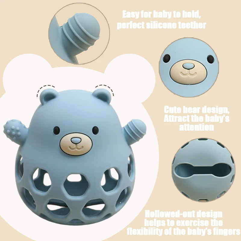 Silicone Baby Bear Teethers