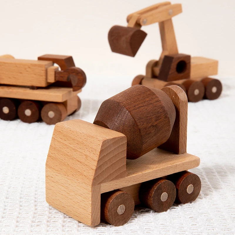 Wooden Excavator Toys