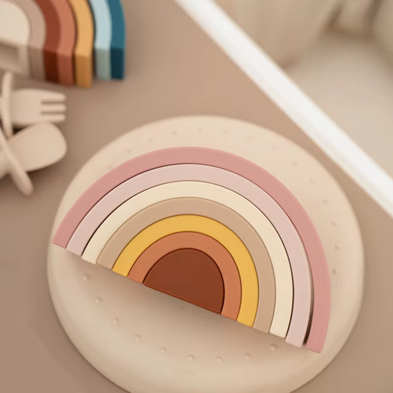 Silicone Rainbow Stack