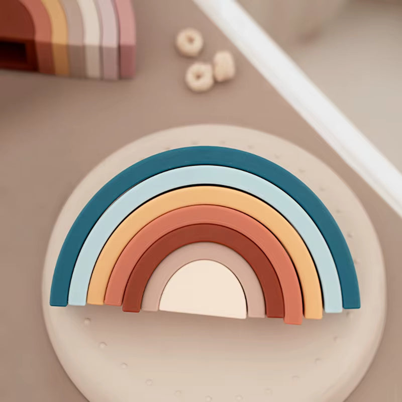 Silicone Rainbow Stack