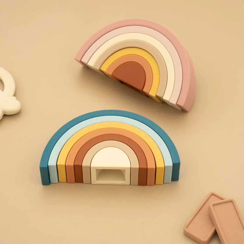 Silicone Rainbow Stack