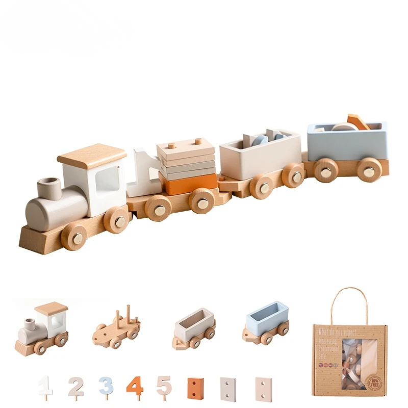 Wooden Birthday Train
